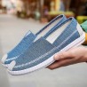 Men Old Peking Style Fabric Breathable Slip On Soft Casual Shoes