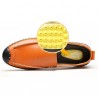 Men Hand Stitching Moccasins Massage Insole Casual Driving Shoes