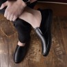 Men Hand Stitching Leather Anti-collision Non-slip Soft Casual Driving Shoes