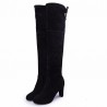 European Style Suede Sexy Over The Knee Thigh High Heels Party Boots