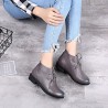 Large Size Cow Leather Soft Boots