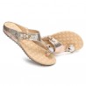 Rhinestones Buckle Comfortable Clip Toe Flip Flops Flat Sandals