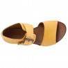 Big Size Female Casual Solid Color Buckle Flat Sandals