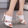 Peep Toe Hollow Out High Heel Pumps For Women