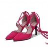 Sexy Cross-Strap Banding Sandal Ladies Pointed Toe High-Heeled Shoes