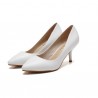 Candy Color Office Lady Pointed Toe Slip On Thin High Heel Pumps