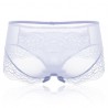 Lace Embroidered Breathable Seamfree Mid Waist Panties