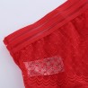 Plus Size High Waist Tummy Control Hollow Lace Panties