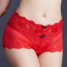 Sexy High Waisted Cotton Crotch Bowknot Hollow Panties