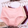 Plus Size 6XL Cotton Breathable Full Hip Mid Waisted Panties