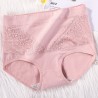 Plus Size High Waisted Cotton Lace Full Hip Panties
