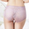 Lace Breathable Cotton Crotch Butt Lifter Mid Waist Panties