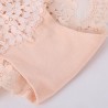 Flower Embroidery Lace Low Cut Seamless Pure Cotton Panties