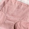 6XL Plus Size Cotton High Waisted Lace Butt Lifter Panties