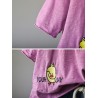 Cartoon Yellow Duck Print Casual Cute T-Shirt