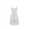 Women White Sling Lace Cami Rompers
