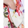 Women V-neck Long Sleeve Floral Printed Jumpsuit