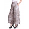 Casual Tie-dyed Wide Leg High Waist Pants For Women
