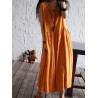 Casual Loose Women Solid Color Sleeveless Dresses
