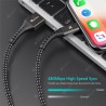 TIEGEM 2A USB Cable Fast Charging Cord for iPhone