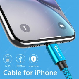 TIEGEM USB Cable for iPhone 6 6s 7 8 Plus X XS XR 2A Fast Charging Cables