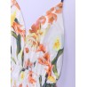 Sexy Floral Print Backless Camisole Splited Maxi Dresses