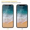 [3d Full Coverage] [9h Hardness] [Ultra Thin][Hd Clear] Tempered Glass Screen Protector Bubble-Free Anti-Scratch Protective Film for Apple Iphone x - Black