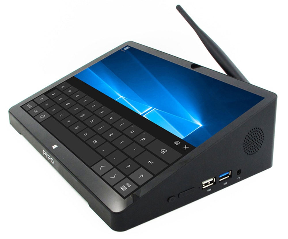 PIPO X10pro TV Box + 10.8 inch IPS Tablet PC Windows 10 / Andriod 5.1 Intel Cherrytrail Z8350 WiFi Bluetooth HDMI- Black