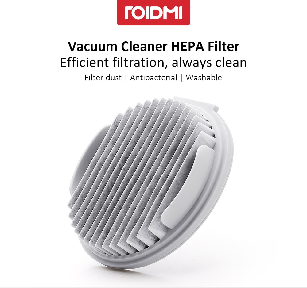 ROIDMI XCQLX01RM Efficient HEPA Filter for Cordless Vacuum Cleaner 2pcs ( Xiaomi Ecosysterm Product )- Gray Cloud