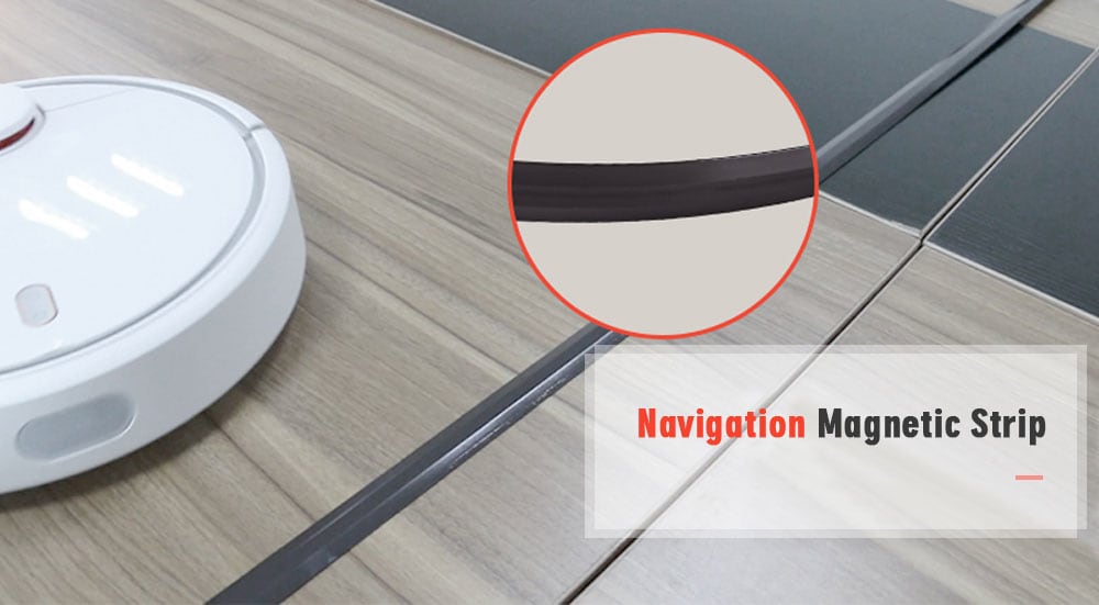 Virtual Wall Identification Navigation Magnetic Strip for  Roborock Cleaning Robot- Coffee