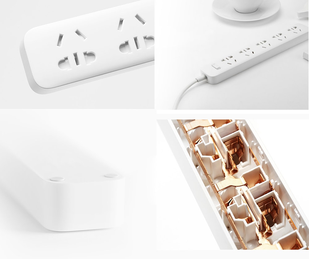 Original Xiaomi Mi Charging Power Strip 5 Outlet- White