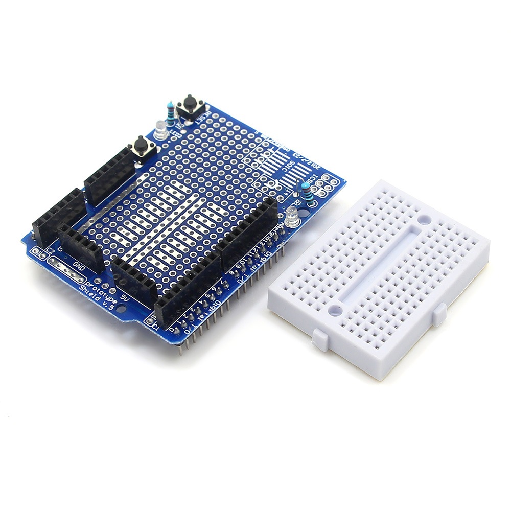 Protoshield Expansion Module with Mini Bread Board for Arduino- Blue