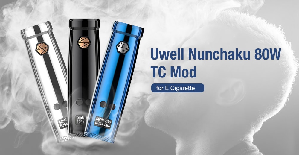 Uwell Nunchaku 80W TC Mod Supporting 18650 Battery for E Cigarette 1pc - Multi-A