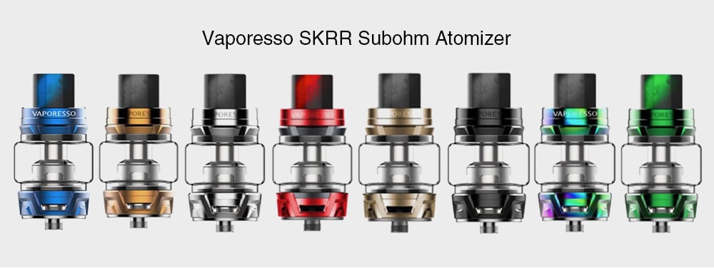 Vaporesso SKRR Subohm Atomizer with 8ml Capacity for E Cigarette- Multi-A