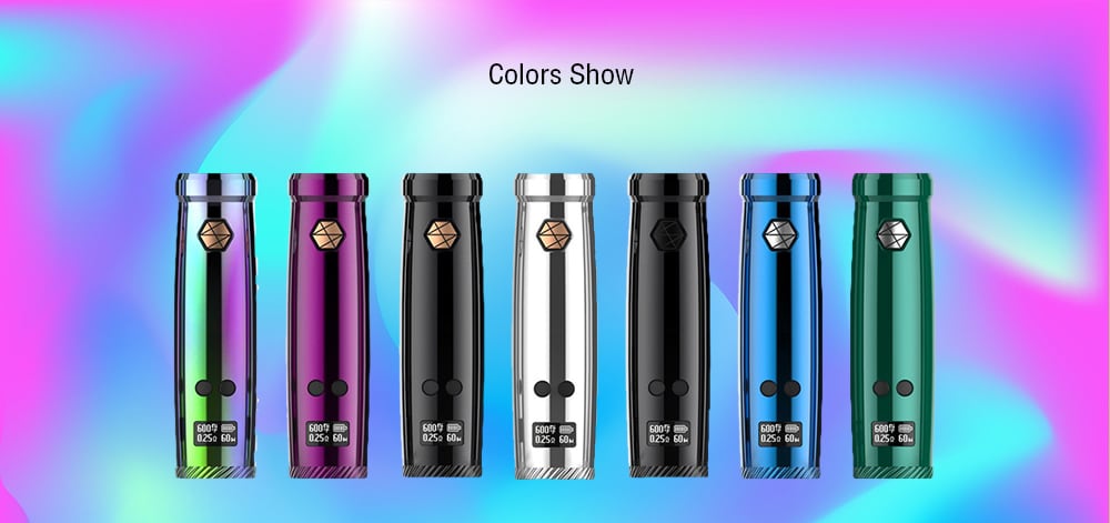 Uwell Nunchaku  80W TC Mod with 200 - 600F / Supporting 1pc 18650 Battery for E Cigarette- black gold