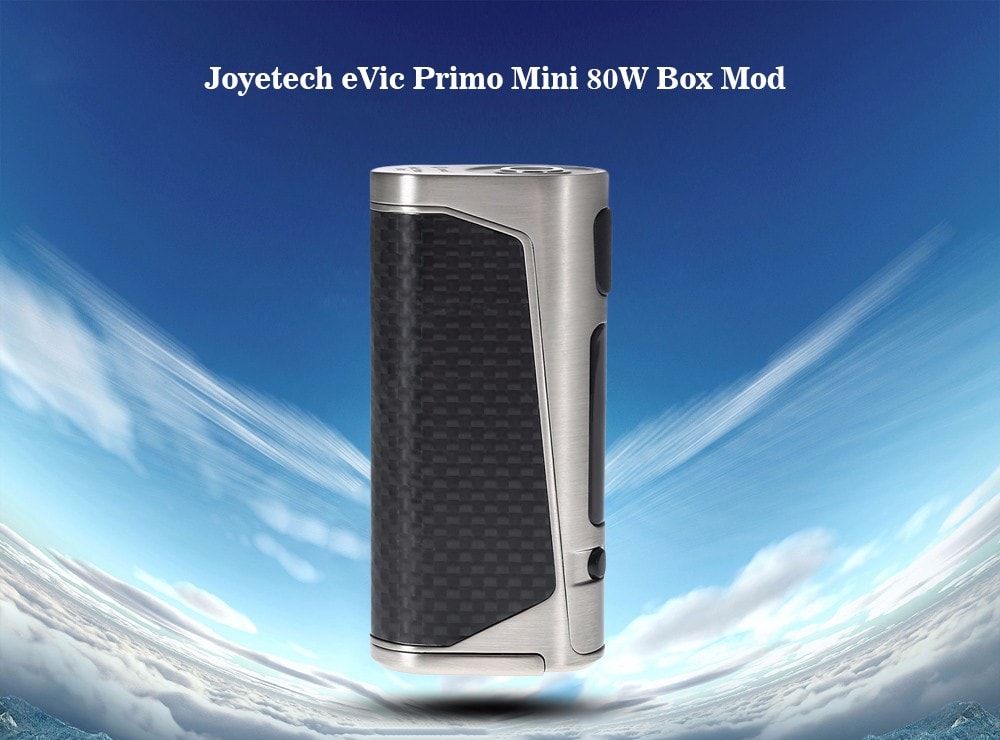 Original Joyetech eVic Primo Mini 80W Box Mod with 100 - 315C / 200 - 600F / Supporting 1pc 18650 Battery for E Cigarette- Yellow