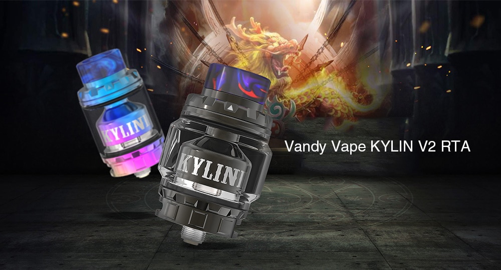 Vandy Vape KYLIN V2 RTA with Top Filling System- Black