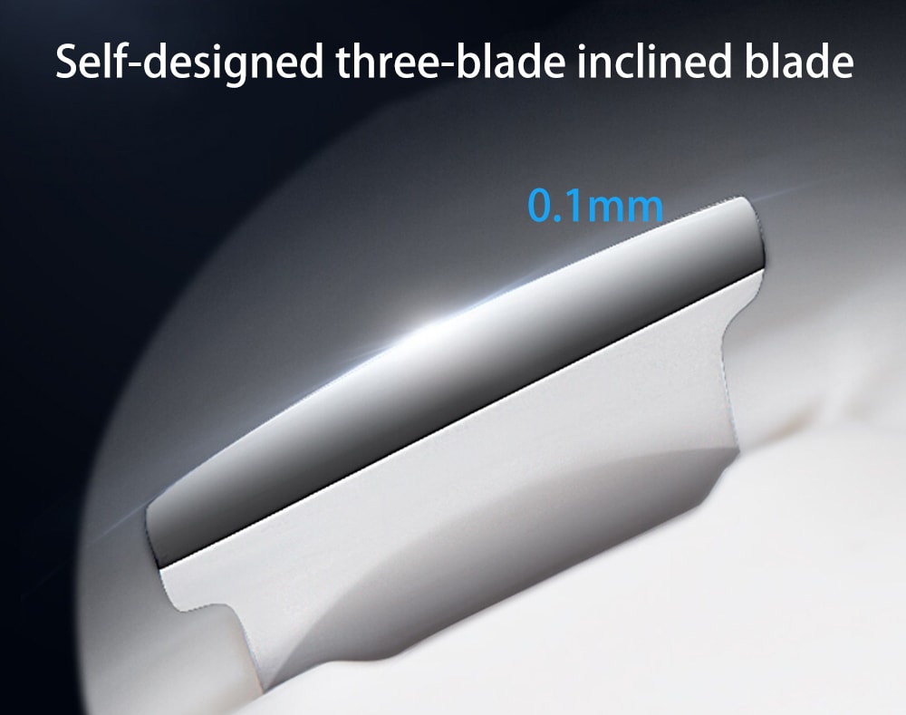 SMATE Portable Turbine Three-leaf Electric Razor from Xiaomi youpin- Black