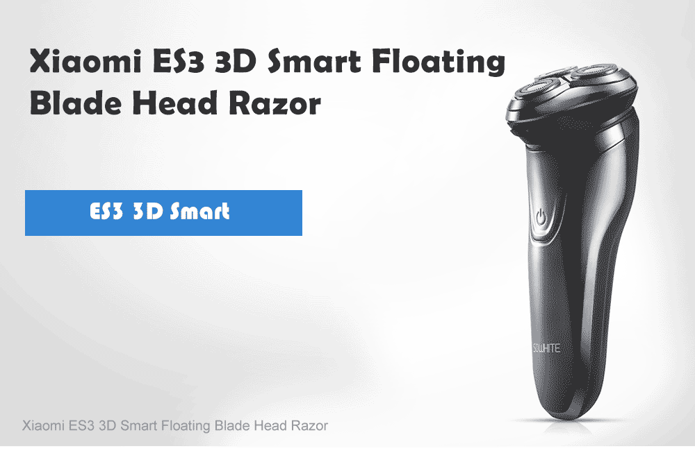 ES3 Waterproof 3D Smart Floating Blade Head Razor from Xiaomi Youpin- Silver