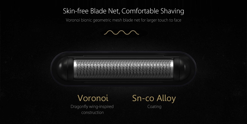 Xiaomi Mi Home Electric Shaver Portable USB Rechargeable Beard Shaving Razor - Black