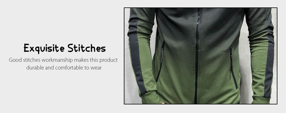 Stylish Slim Design Durable Sports Suit- Green 3XL
