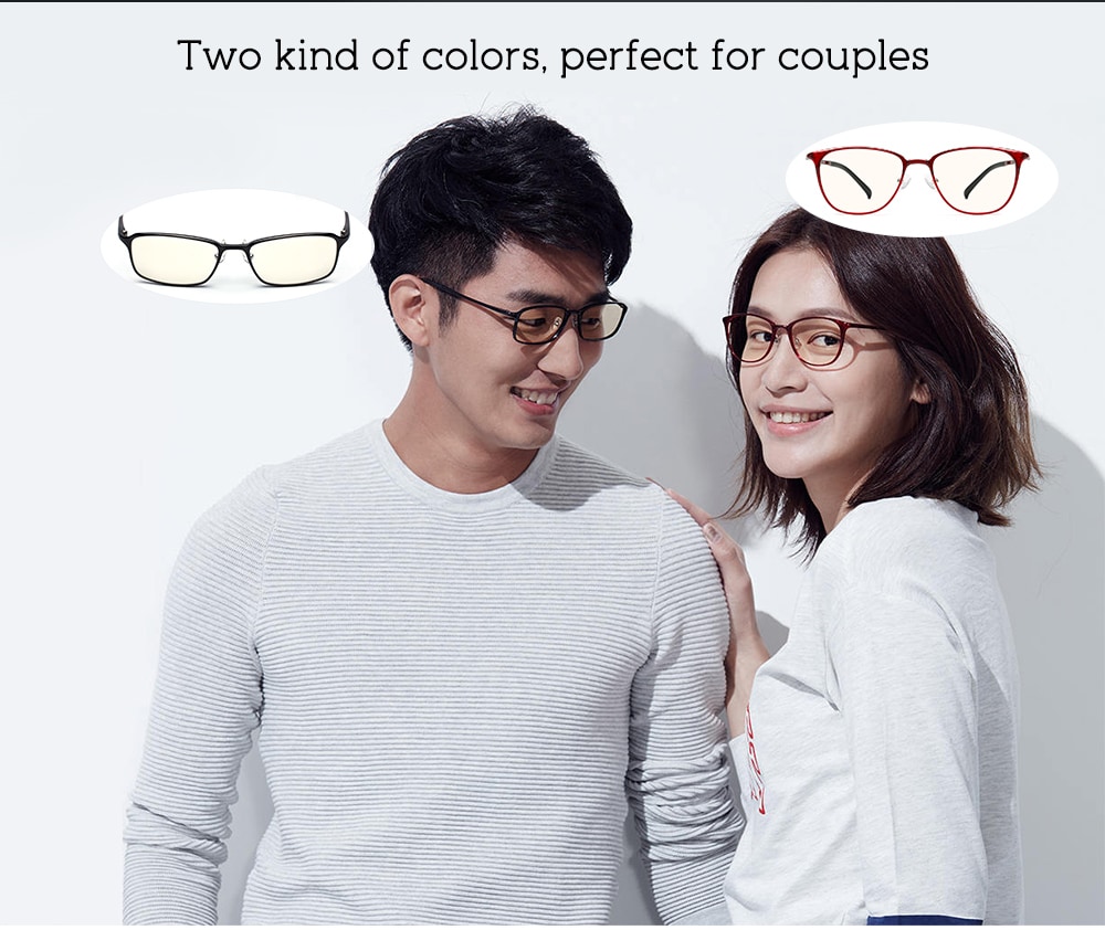  Lightweight UV protection Anti-blue-rays Protective Glasses 2pcs- Black