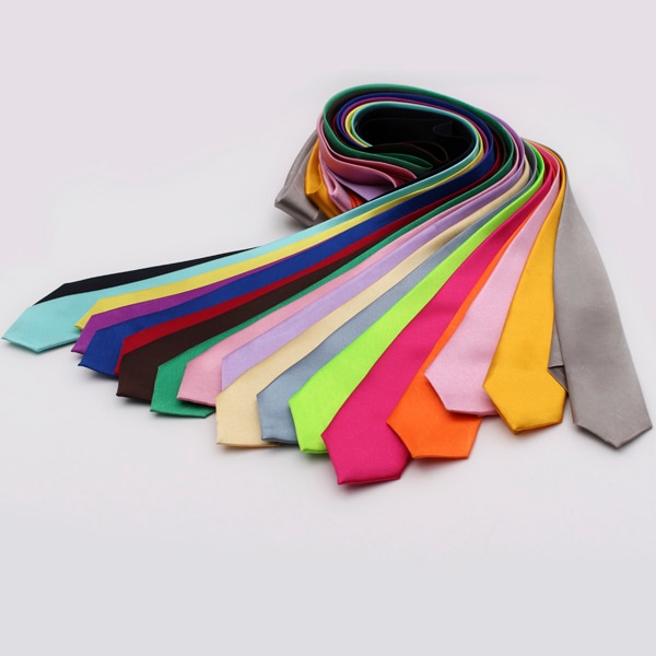 Stylish Various Candy Colors 5CM Width Tie For Men- Rose