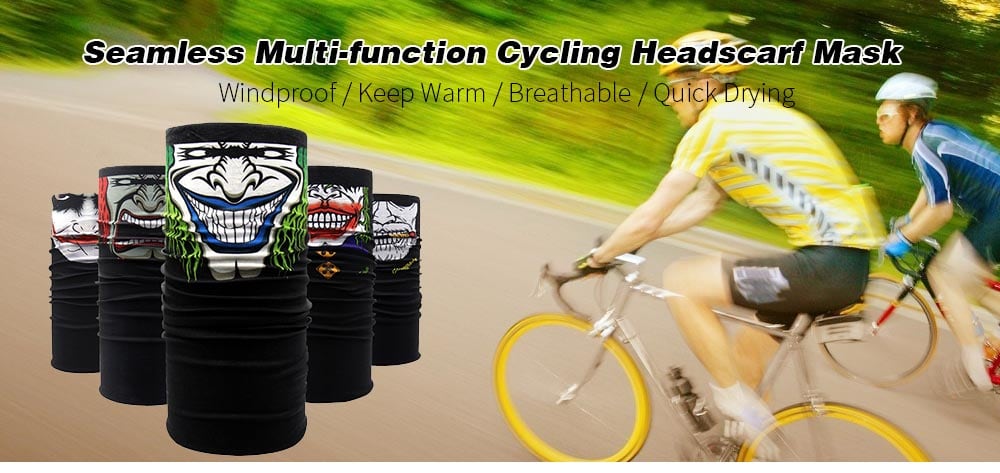 Seamless Multi-function Cycling Headscarf Mask- Multi-A skeleton 5