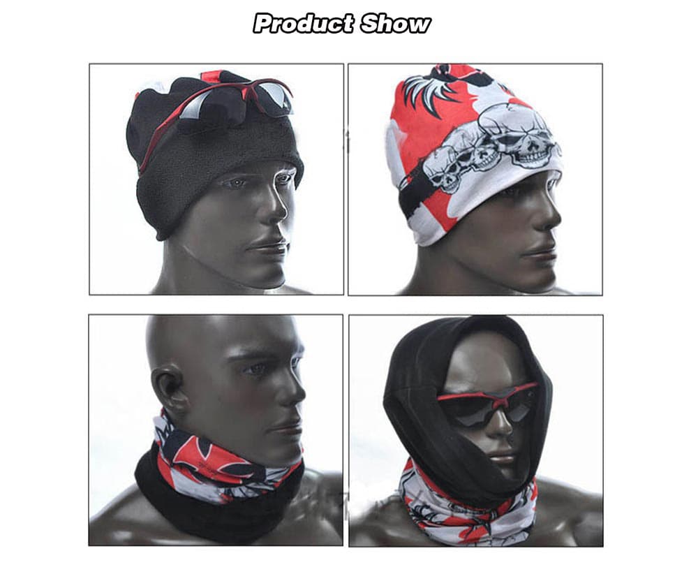 Seamless Multi-function Cycling Headscarf Mask- Multi-A skeleton 5