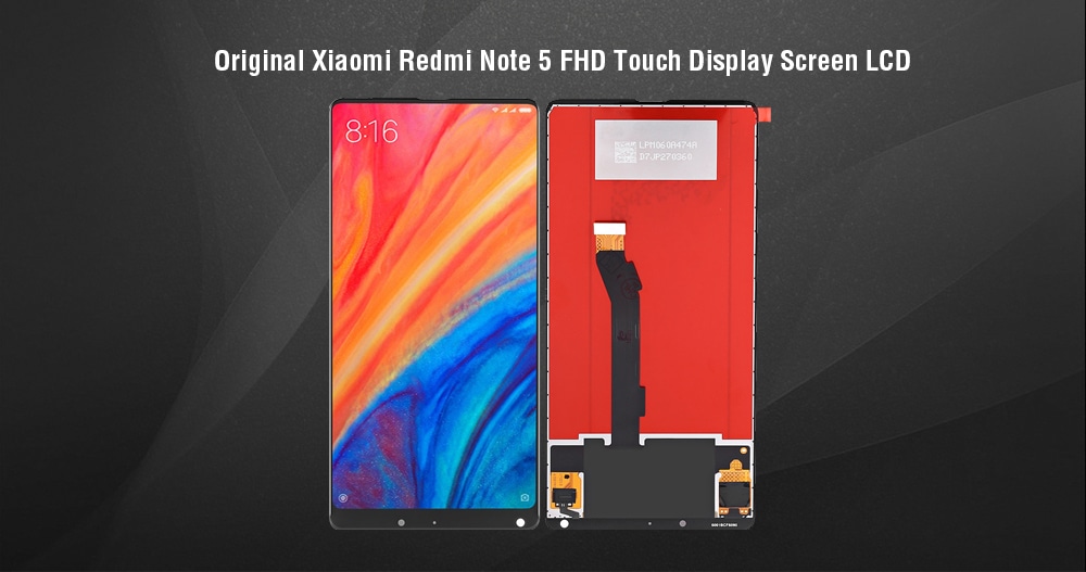 Original Xiaomi Redmi Note 5 FHD Touch Screen LCD- White