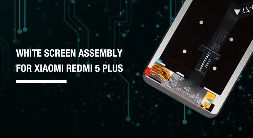 White Screen Assembly for Xiaomi Redmi 5 PLus- White
