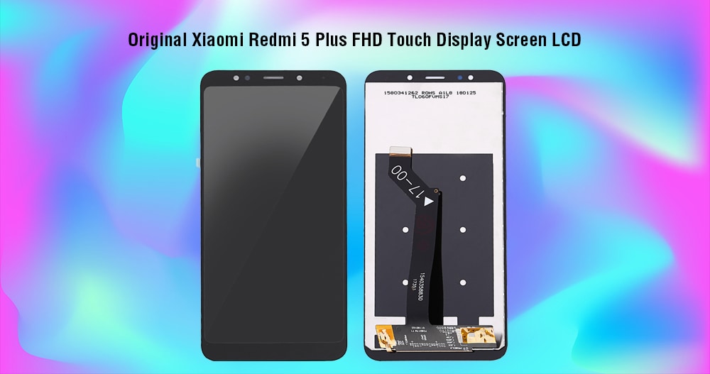 Original Xiaomi Redmi 5 Plus FHD Touch Screen LCD- Black