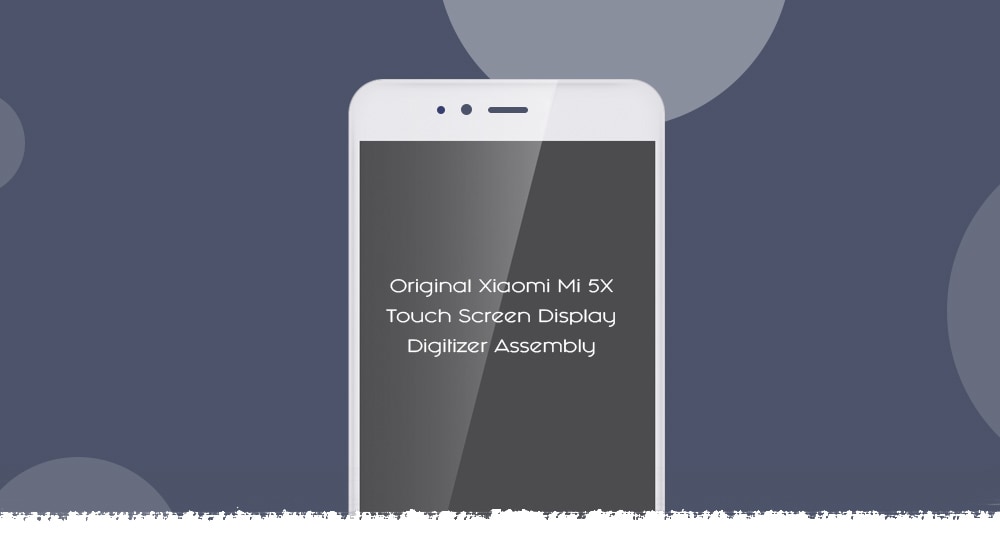 Original Xiaomi Mi 5X FHD Display Touch Screen Digitizer Assembly Replacement- Black