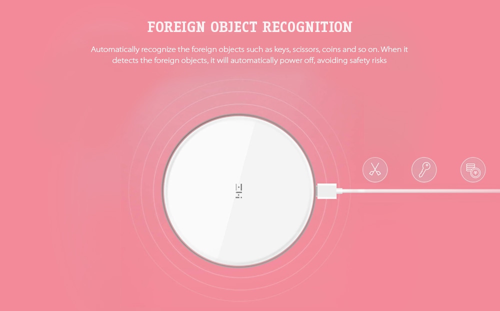 ZMI WTX10 Wireless Charger Multi-protocol Fast Charging Smart Identification Aluminum Alloy Shell ( Xiaomi Ecosystem Product )- White Single charger